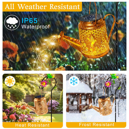 ANGMLN Hummingbird Solar Lights – Waterproof Outdoor Lanterns with Shepherd Hook