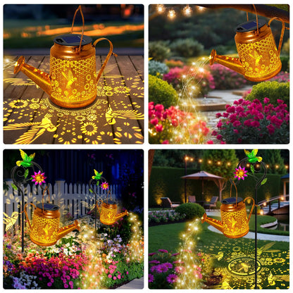 ANGMLN Hummingbird Solar Lights – Waterproof Outdoor Lanterns with Shepherd Hook