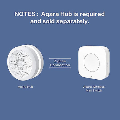 Aqara Zigbee 3.0 Wireless Mini Switch T1 – 3-Way Control, HomeKit, IFTTT, OTA Update