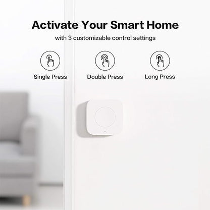 Aqara Zigbee 3.0 Wireless Mini Switch T1 – 3-Way Control, HomeKit, IFTTT, OTA Update