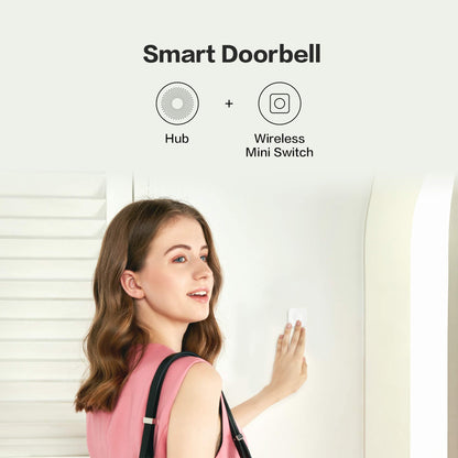 Aqara Zigbee Wireless Mini Switch — 3-Way Smart Button for HomeKit, Google Home, and Alexa (Requires Aqara Hub)