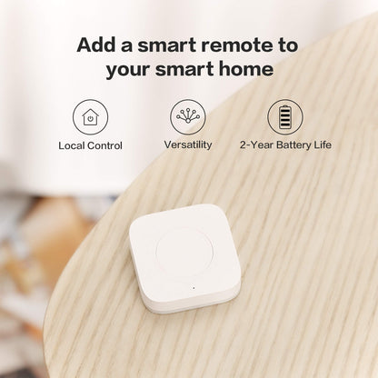 Aqara Zigbee Wireless Mini Switch — 3-Way Smart Button for HomeKit, Google Home, and Alexa (Requires Aqara Hub)
