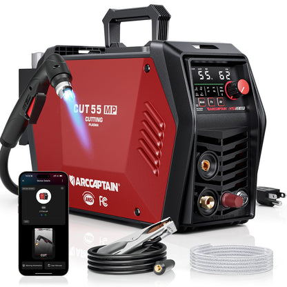 ARCCAPTAIN iControl CUT55 MP Plasma Cutter – APP Control, 55A, 120/240V
