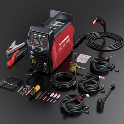 ARCCAPTAIN MIG205MP 9-in-1 Multi-Process Welder | iControl App, Dual Voltage 120/240V