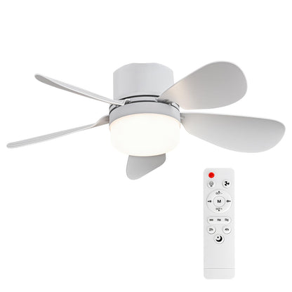 ASALL Socket Fan Light with Remote Control — 16.54-inch Ceiling Fan Light, 1000 Lumens, E26/E27 Base