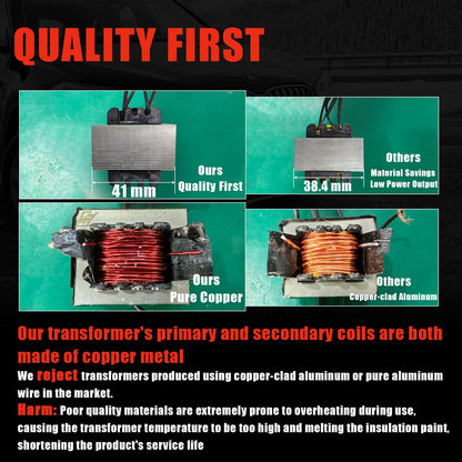 ATOLS Plastic Welder Kit – Rapid Heating, Copper Transformer, 1000 Staples