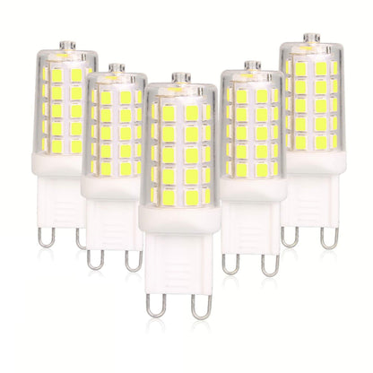 BAOMING G9 LED Bulb 4W Dimmable (40W Eq) – 6000K Cool White, 450LM, Ceramic Base, 5-Pack