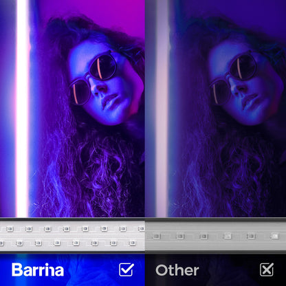 Barrina 10W Black Light Bar (1ft) – Magnetic UV LED, Linkable, 2-Pack