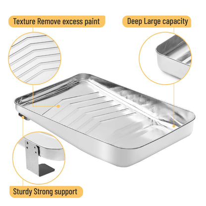 Bates Choice 9-Inch Paint Tray with 10 Disposable Liners for 9-Inch Rollers