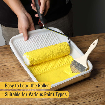 Bates Choice 9-Inch Paint Tray with 10 Disposable Liners for 9-Inch Rollers