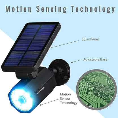 Bell+Howell Bionic Spotlight Deluxe Solar-Powered Outdoor Light with Motion Sensor