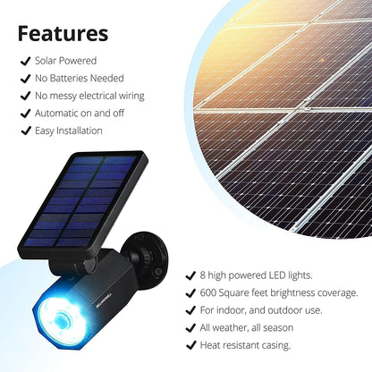 Bell+Howell Bionic Spotlight Deluxe Solar-Powered Outdoor Light with Motion Sensor
