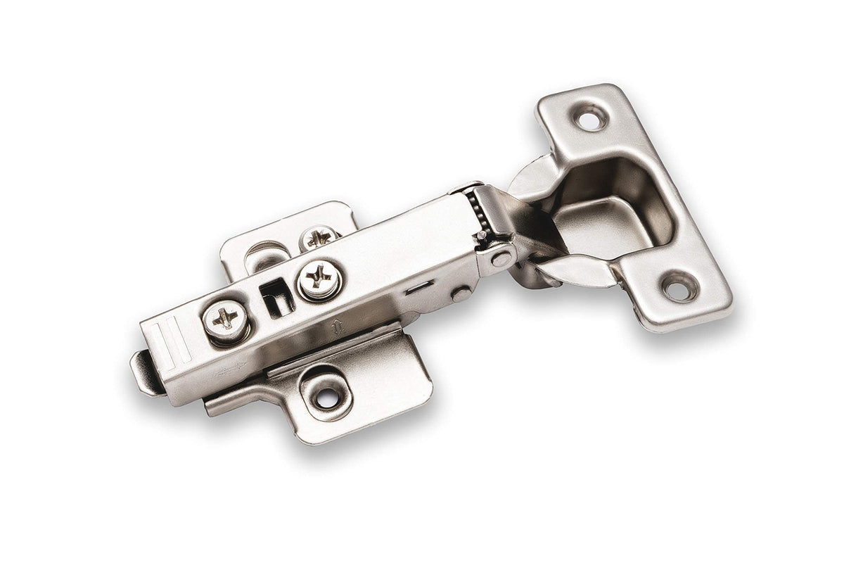 Berta 10-Pack Full Overlay Frameless Soft-Close European Hinges – 110° 3D Adjustable, Clip-On Concealed Hinges with Screws