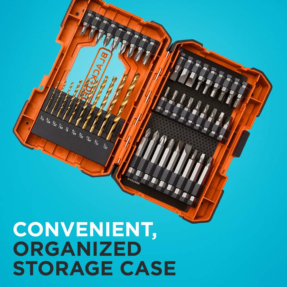 Beyond by BLACK+DECKER 46-Piece Drill & Screwdriver Bit Set (BDA46SDDDAEV)