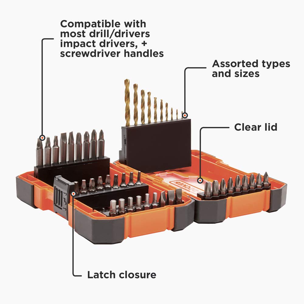 Beyond by BLACK+DECKER 46-Piece Drill & Screwdriver Bit Set (BDA46SDDDAEV)