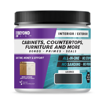 Beyond Paint Counter Top Paint – Charcoal (Pint) | No Stripping No Sanding No Priming