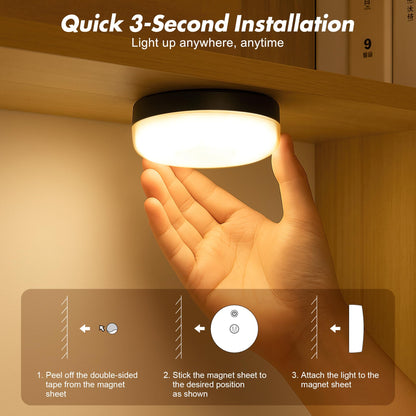 Bgmonster 2-Pack Waterproof Shower Lights – 15 RGBW Colors, Rechargeable with Remote
