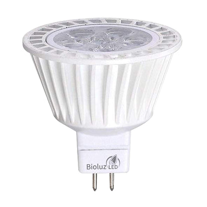 Bioluz LED 5 Pack MR16 7W Dimmable Bulbs 3000K | 12V, UL Listed