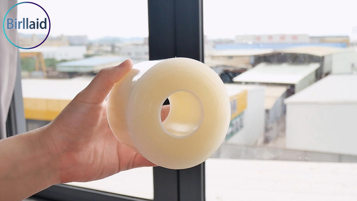 Birllaid Window Sealing Tape - 3in x 165ft Clear, No Residue