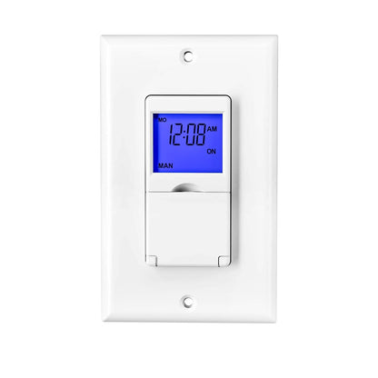 BN-LINK 7 Day Programmable Astronomical Timer Switch for Lights | Dusk-to-Dawn Indoor Timer