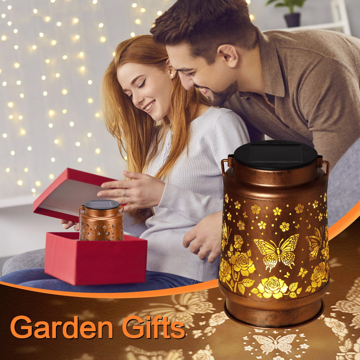BODEVEDOB Butterfly Solar Lanterns - Outdoor Waterproof Garden Decor & Gifts