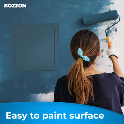 BOZZON 12x12 Access Panel for Drywall – Wall Hole Cover & Push-Open Access Door