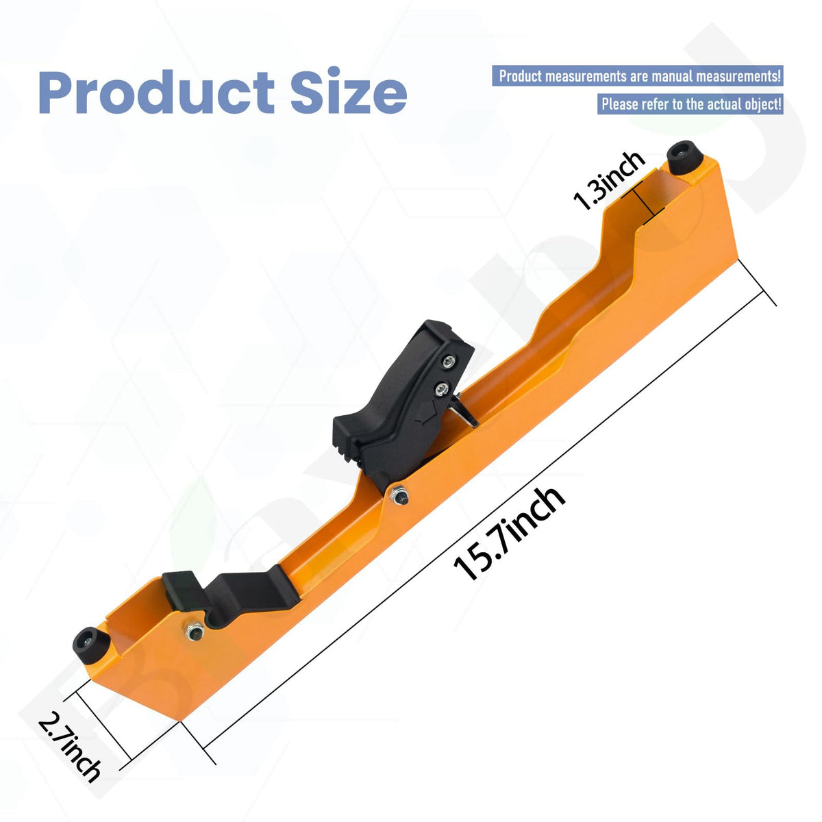 Braveboy DW7231 Miter Saw Brackets — 2 Pack for Dewalt Stands (Yellow)