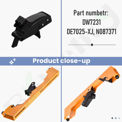 Braveboy DW7231 Miter Saw Brackets — 2 Pack for Dewalt Stands (Yellow)