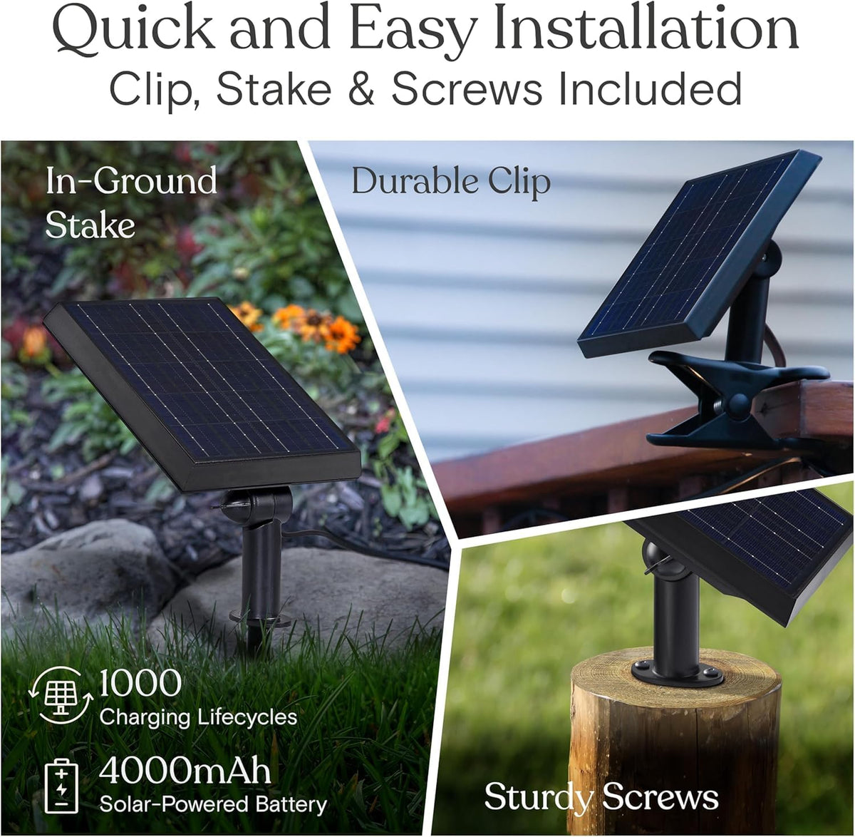 Brightech Ambience Pro Solar Powered Outdoor String Lights - 27 ft, 12 LED, Weatherproof Edison Patio Lights