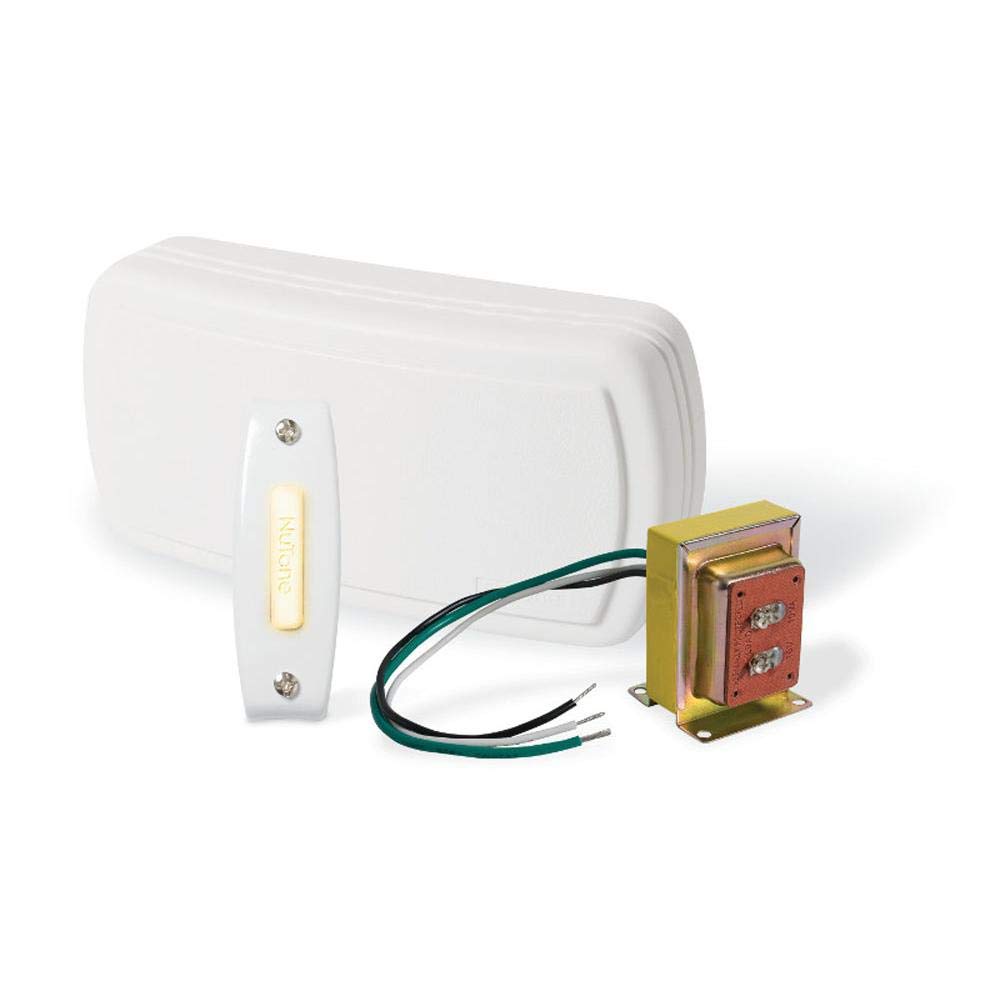 Broan-NuTone BK115LWH Builder Chimes Kit with Lighted Pushbutton