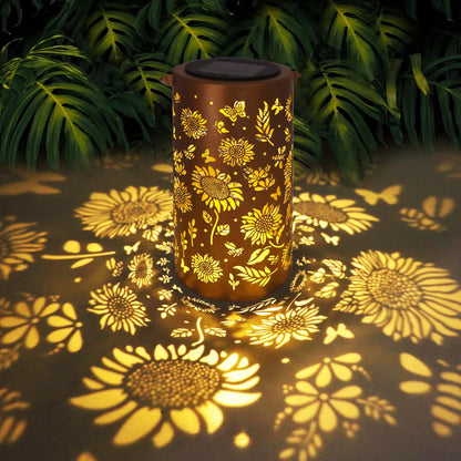 BSGlobal Sunflower Solar Lanterns – Outdoor Waterproof Hanging Lights