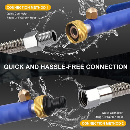 BUXUNA Jet Hose Nozzle High Pressure Wand | Leak-Proof Power Washer Attachment