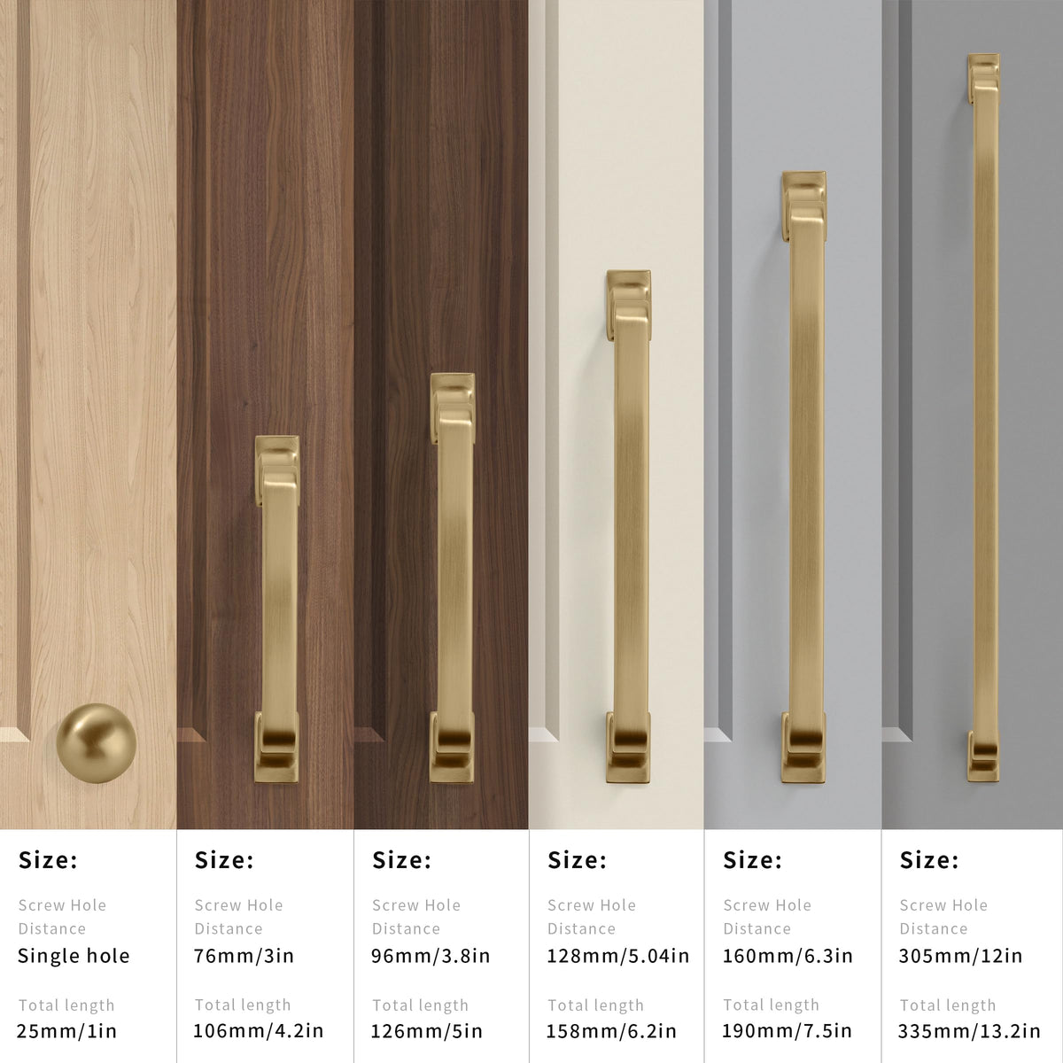 CABDM 10 Pack 1-Inch Vintage Ball Brushed Brass Cabinet Knobs