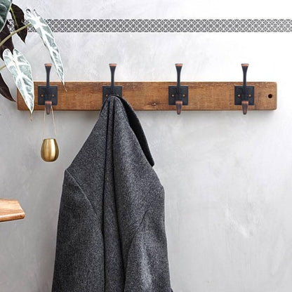CABDM 5-Pack Decorative Heavy-Duty Towel Hooks – Oil Rubbed Bronze Wall Mount