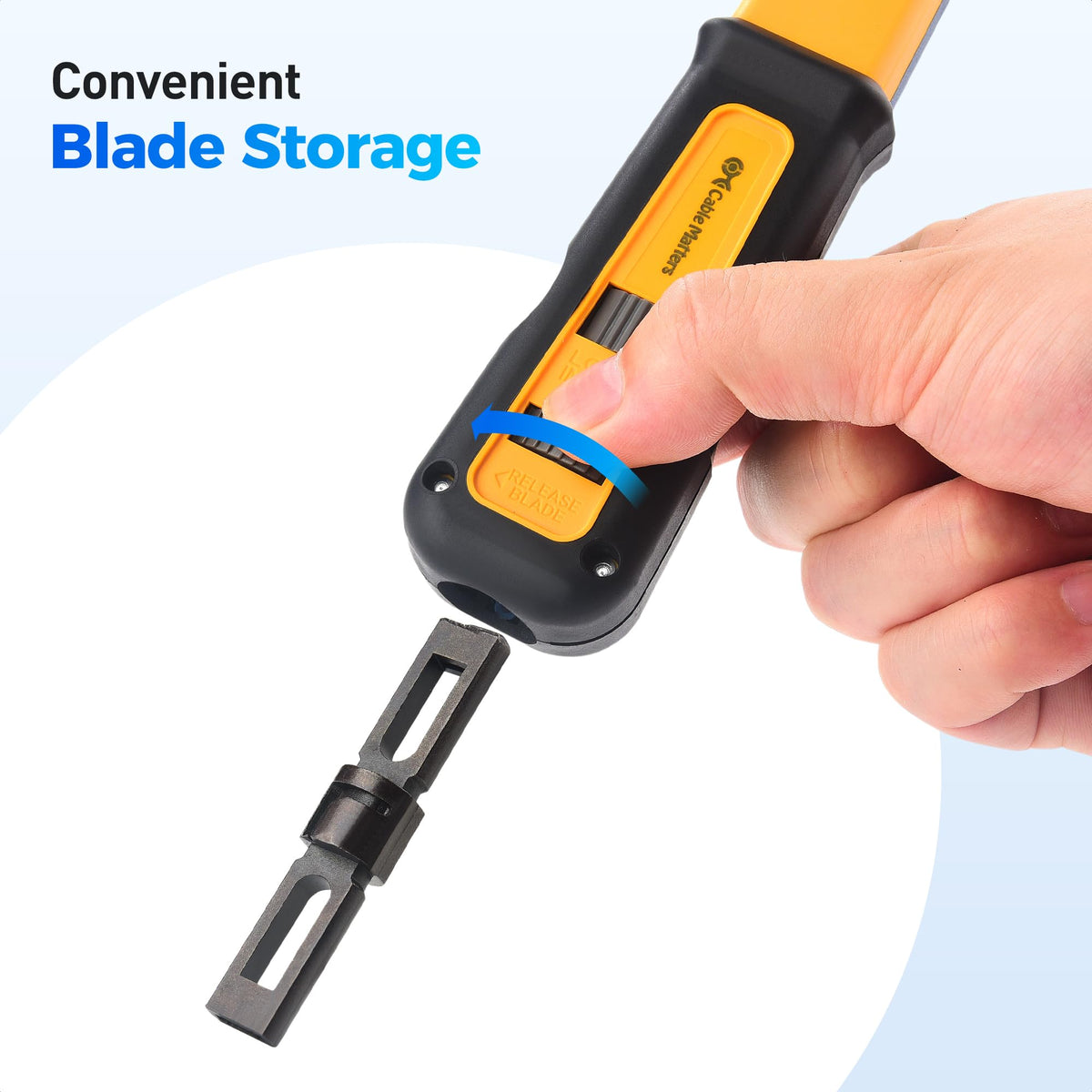 Cable Matters Punch Down Tool with 110 & 66 Blades for RJ45 Ethernet Cat 8/7/6A