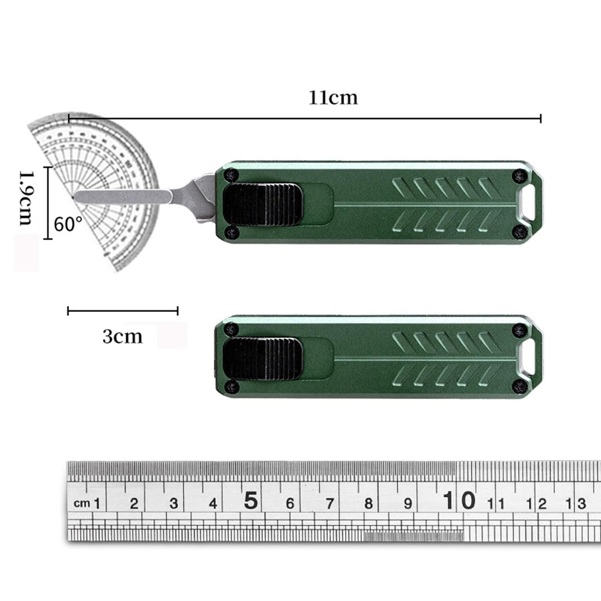 Caressolove Automatic Utility Knife – Safety Auto Box Cutter with 10 Blades