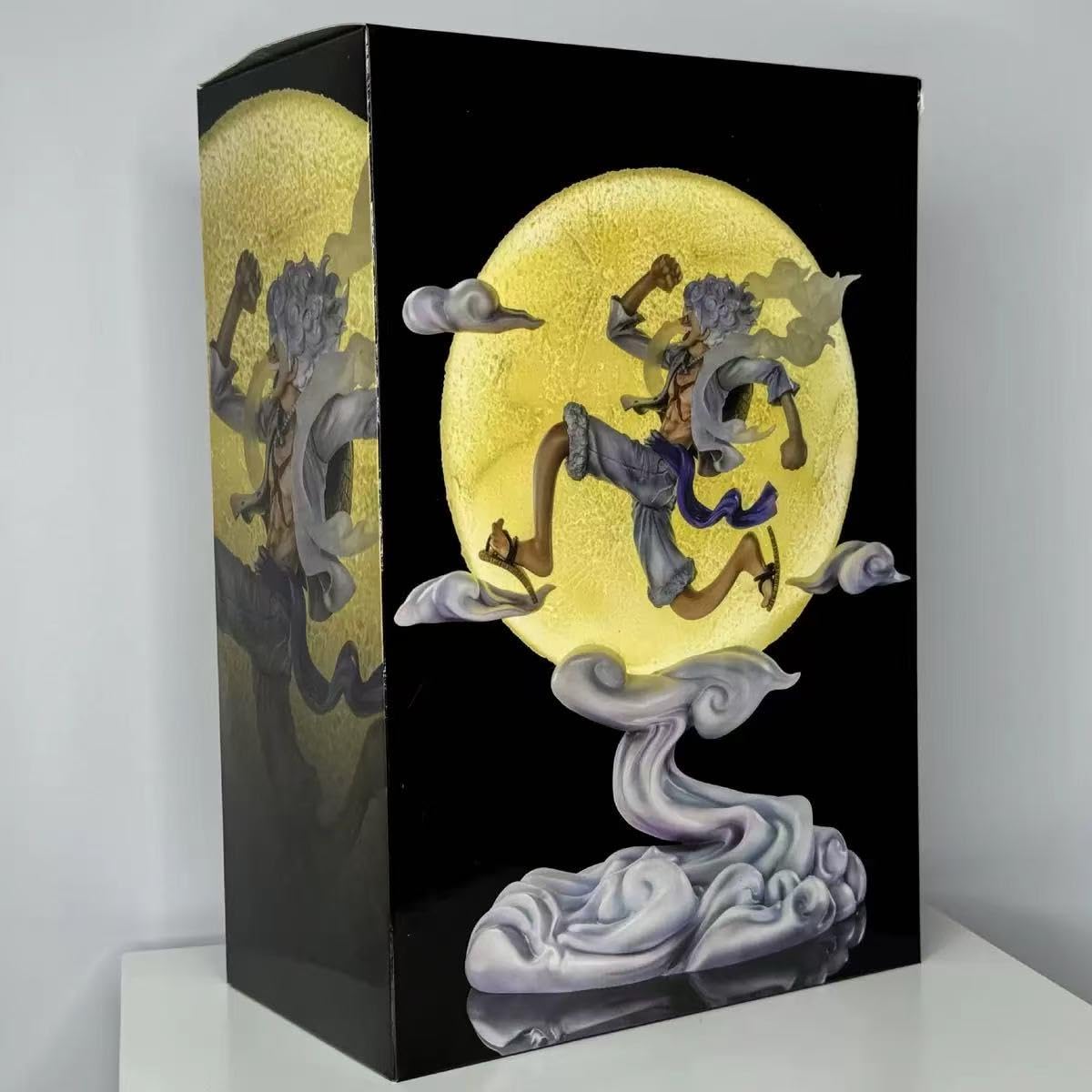 CBKSUHBADE Anime One Piece Figure – Luffy Nika Form Light-Up Night Light