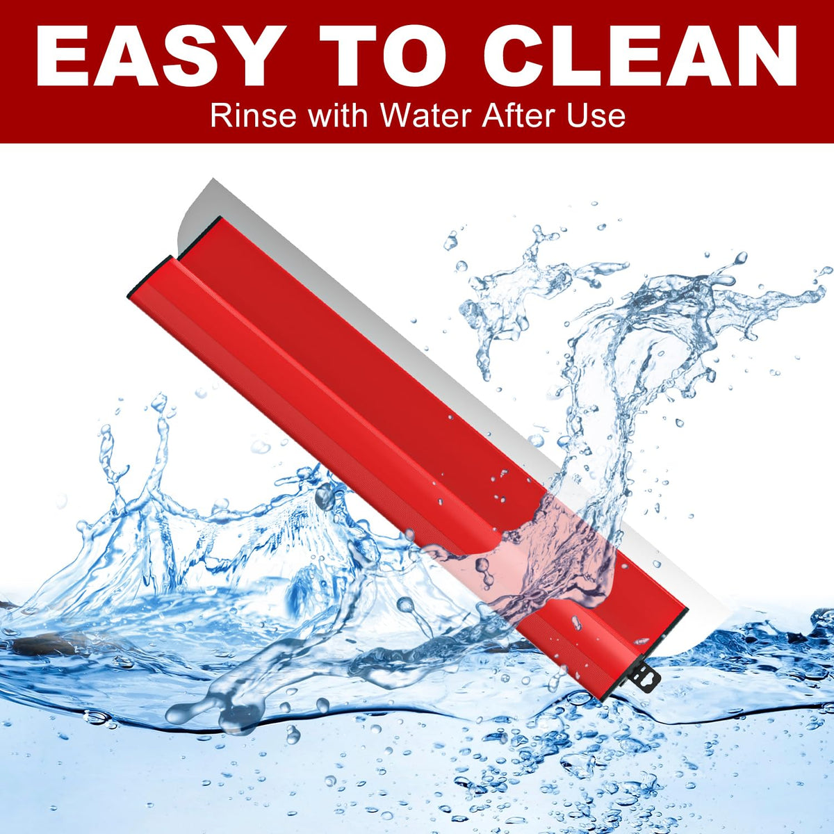 Ceeintee 16-Inch Drywall Skimming Blade with Replaceable 0.38mm Stainless Steel Blade