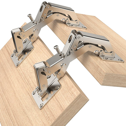 Chibery 4-Pack 170-Degree Soft-Close Cabinet Hinges | Concealed, Surface-Mount, Frameless Lazy Susan