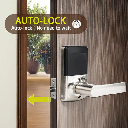 Cielsa Dawn Keypad Door Lock with Handle – 2-Pack Brushed Nickel