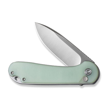 CIVIVI Elementum II Pocket Folding Knife – 2.96-inch Nitro-V Blade, G10 Handle, Deep Carry Clip