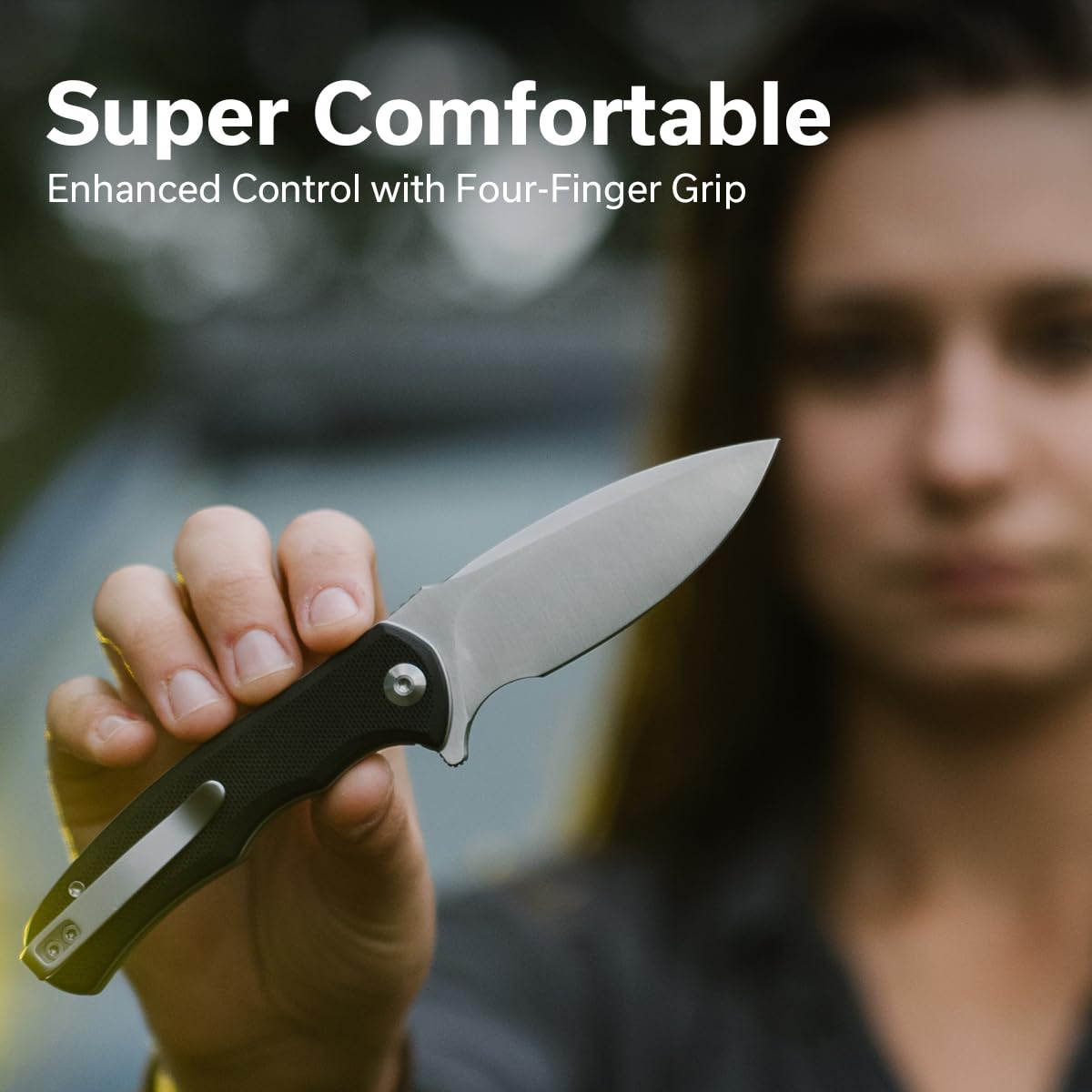 CIVIVI Mini Praxis Folding Knife – 2.98-inch D2 Blade, G10 Handle, EDC Pocket Clip