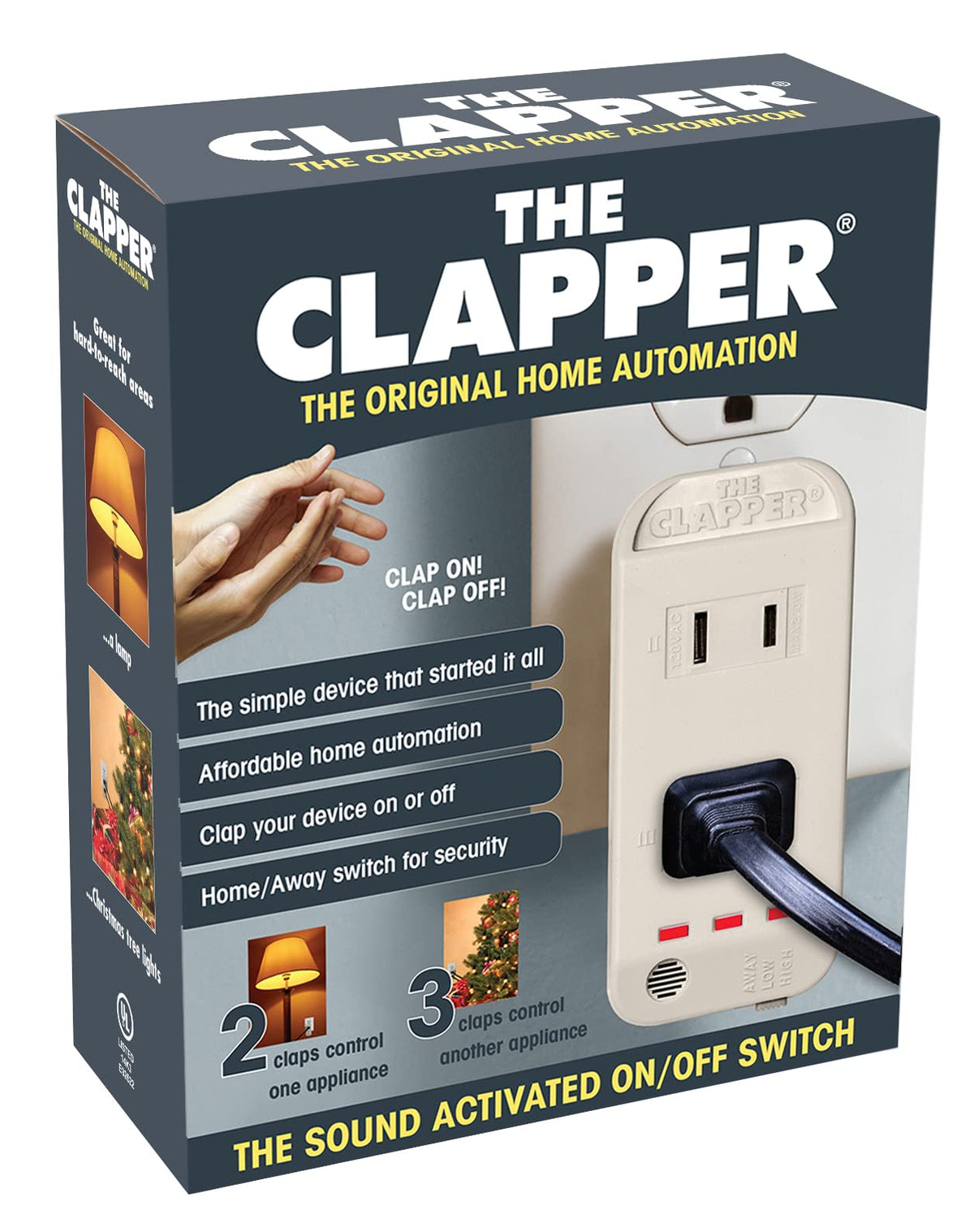 Clapper Original Sound Activated Switch – Clap On/Off Lights