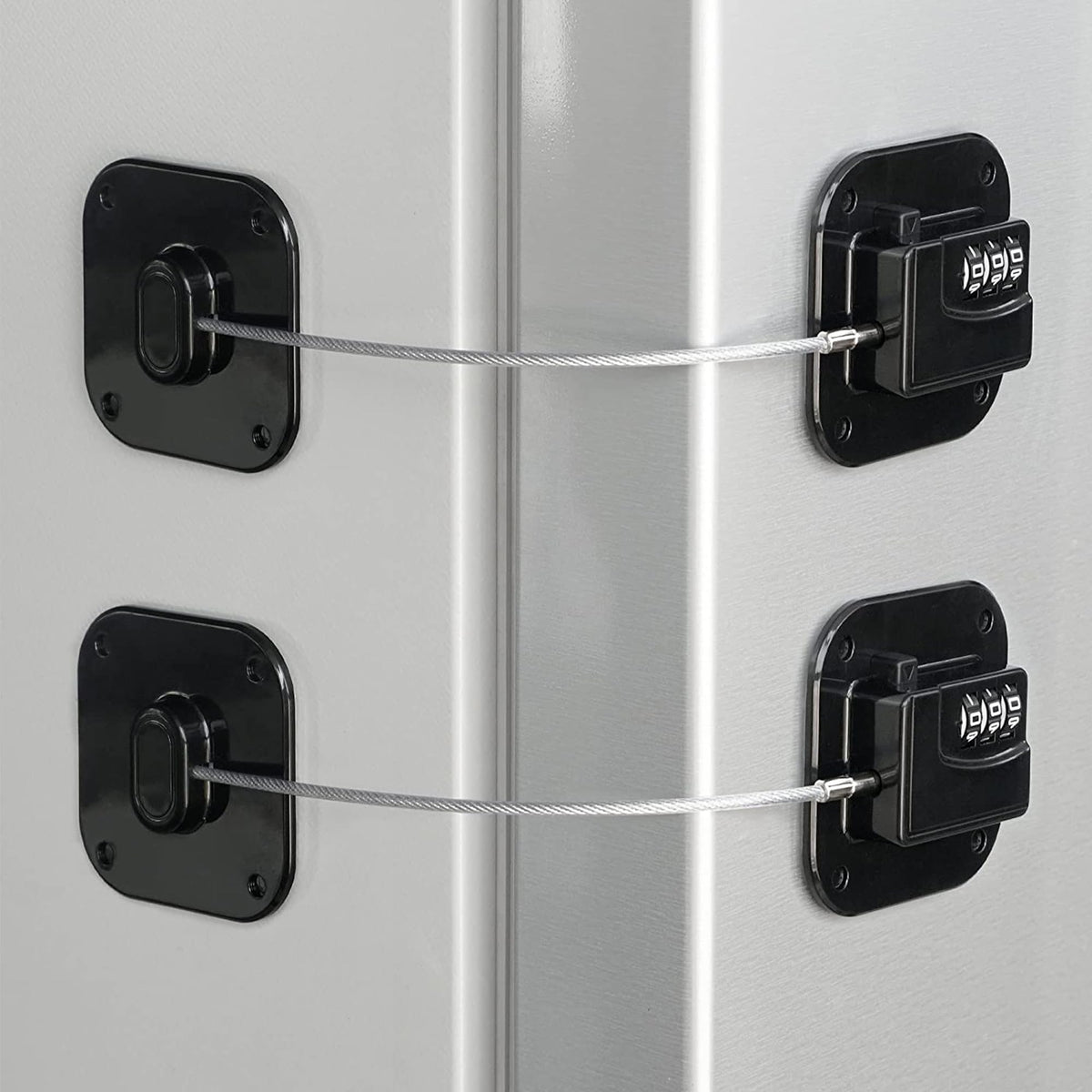 Coipdfty Refrigerator Lock 2-Pack – Heavy Duty, Keyless Combination Locks