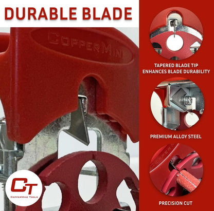 CopperMine Handheld Copper Wire Stripper – Portable, Adjustable for 24–10 AWG Copper Wire