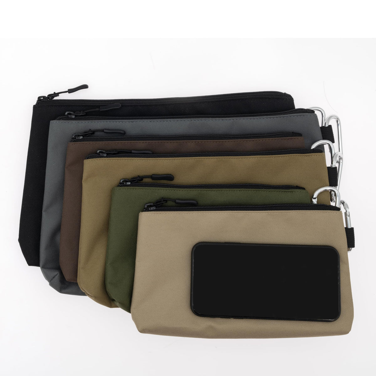 COREFLEX Premium Tool Pouch Set – Small Canvas Tool Bags with YKK Zippers (6-Pack)
