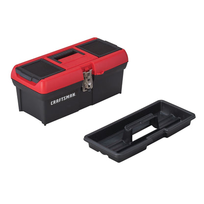 CRAFTSMAN 16-Inch Lockable Toolbox – Red/Black (CMST16901)