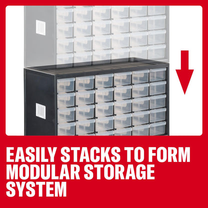 CRAFTSMAN 30-Drawer Storage Organizer – Stackable Plastic System (CMST40730)