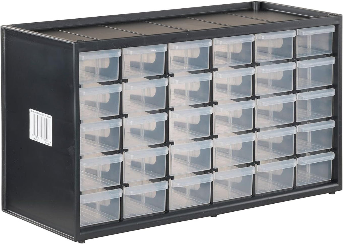 CRAFTSMAN 30-Drawer Storage Organizer – Stackable Plastic System (CMST40730)