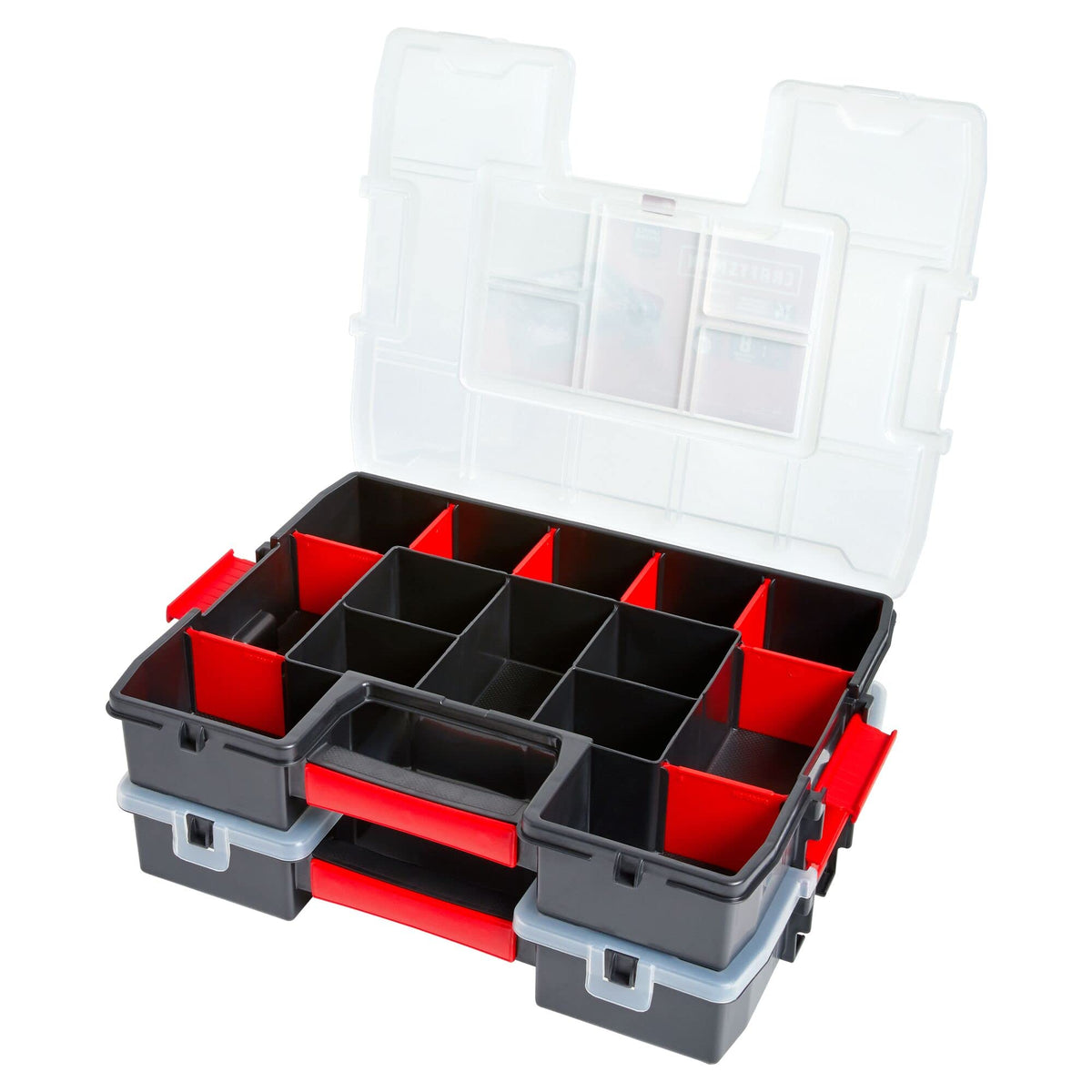 CRAFTSMAN Tool Organizer 2-Pack – 14-Compartment with Secure Latch (CMST60944M)